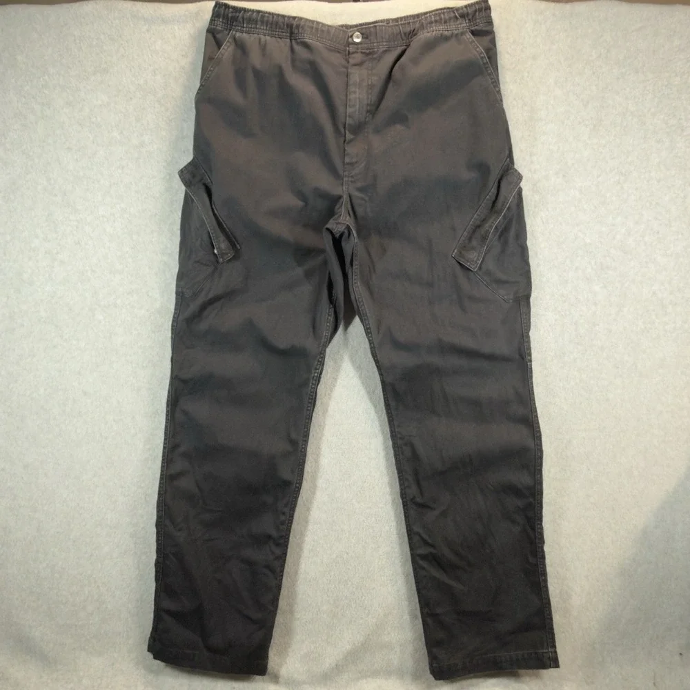 Air Jordan Essentials Chicago Cargo Pants Mens XXL 40x34 Black Washed Canvas